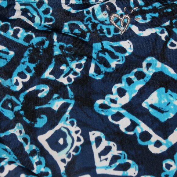 Blue 2 Pcs Justice Tankini Swimsuit Size 8 - Picture 8 of 10